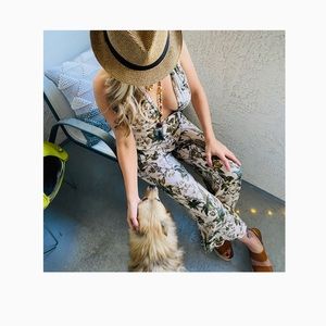 F R E E P E O P L E :: floral print jumpsuit